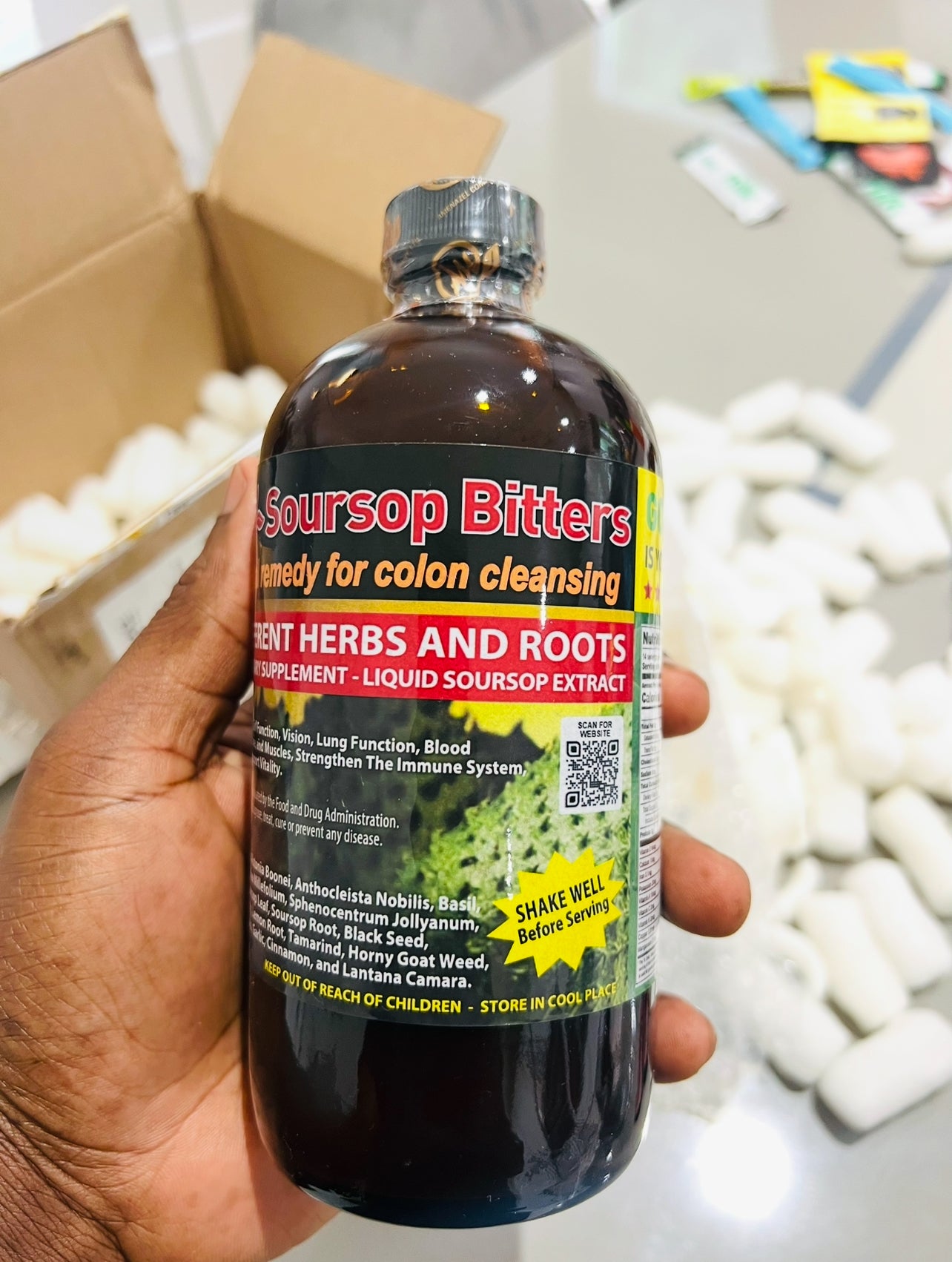 Amenazel Organic Soursop Bitters