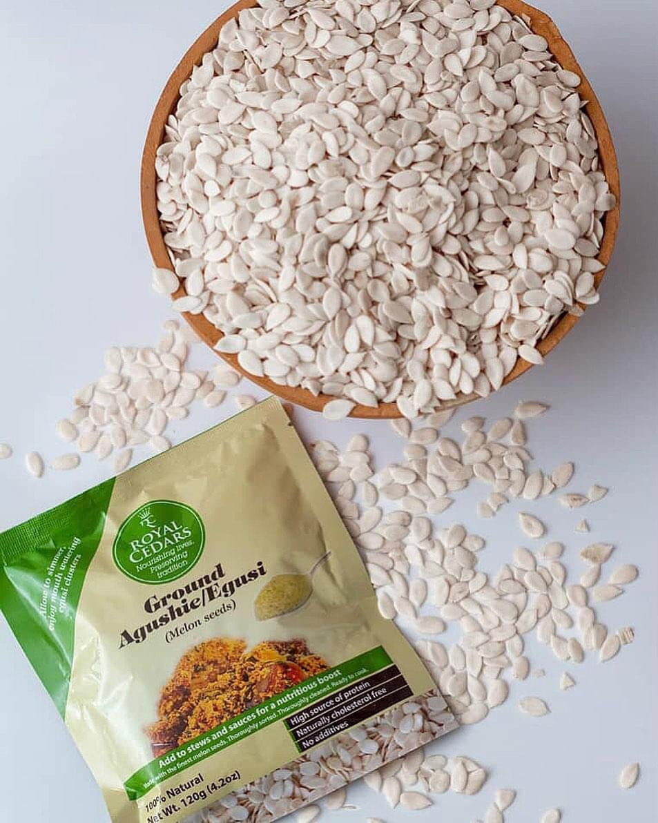Ground Agushie/Egusi (Melon Seeds)