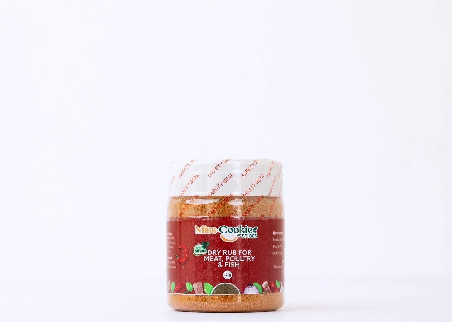 Miss Cookie Dry Rub for Meat, Poultry & Fish