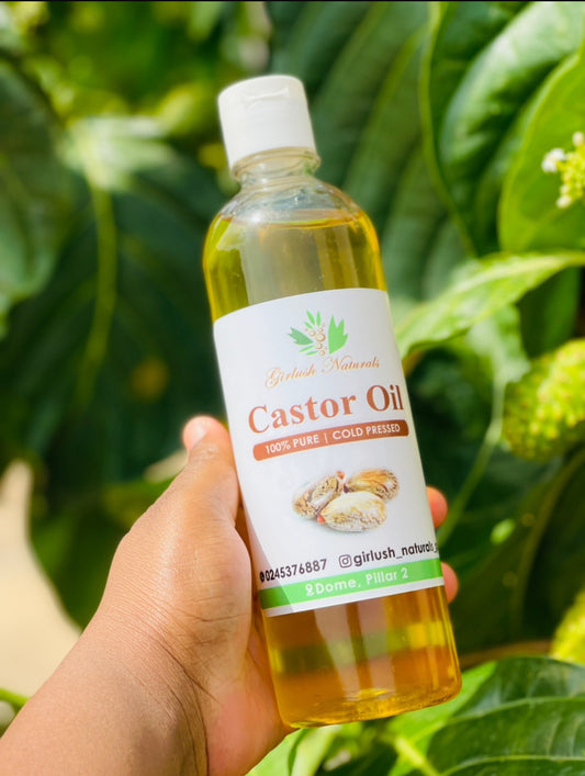 100% Cold Pressed Castor Oil (500g)