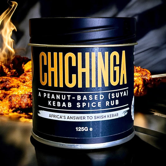 Chichinga ( Peanut based Suya Kebab rub)  Africa’s answer to Shish Kebab. 125g e