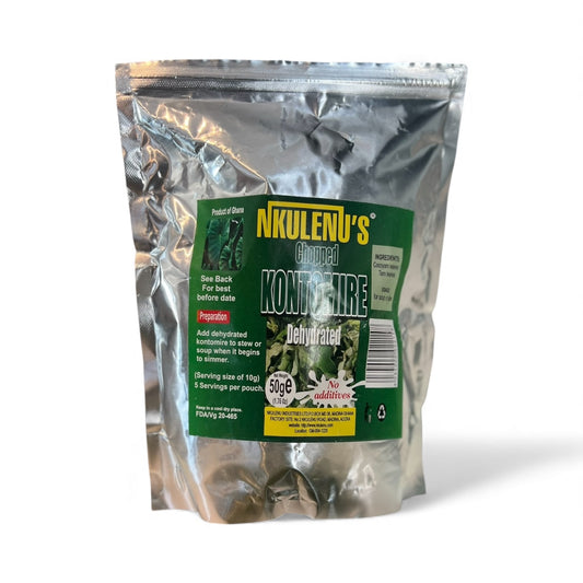 Nkulenu Chopped Dehydrated Kontomire (50gx2)