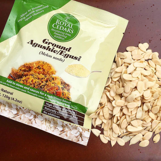 Ground Agushie/Egusi (Melon Seeds)