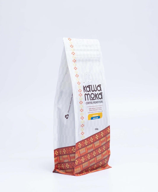 Kawa Moka Prekese/Aidan fruit Roast African Coffee (Ground ) 250g