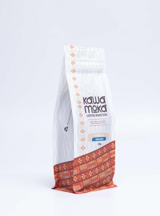 Kawa Moka Vanilla Roast African Coffee (Ground ) 250g
